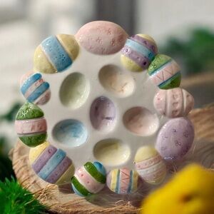 Easter Egg Ceramic Plate